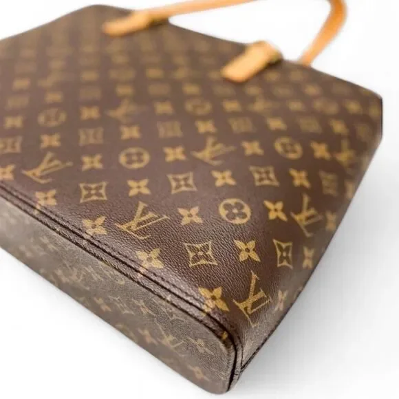 LOUIS VUITTON Luco Brown Monogram LV Logo Canvas Zip Closure Tote - Picture 9 of 16